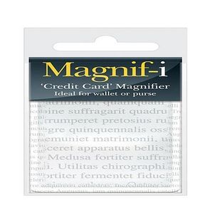 Credit Card Magnifier from Magnif-i