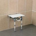 Wall mounted shower seat