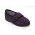 Helen Holly Slippers: Plum Floral
